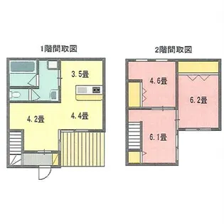 徳島県阿波市阿波町本町【一戸建】の間取り