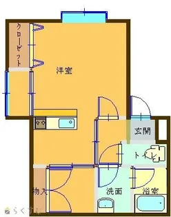 新潟県長岡市新保4【アパート】の間取り