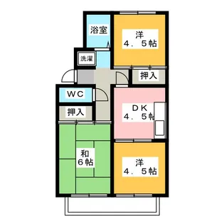堀井コーポ【2階】の間取り