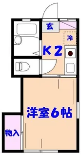 アスクレビウス市川【2階】の間取り