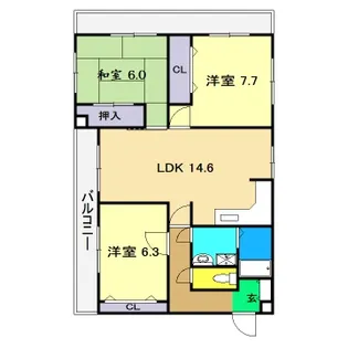 フィネスY【2階】の間取り