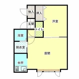 木夢II【2階】の間取り