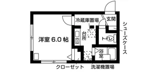 Nasic武蔵境【4階】の間取り