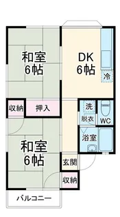 コーポ後藤II【2階】の間取り