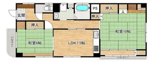 堀ビル【2階】の間取り