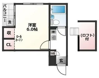 シゲノコーポ【2階】の間取り