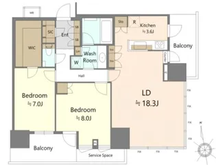 東京都台東区西浅草3【マンション】の間取り