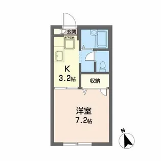シャルマン西勝山【1階】の間取り