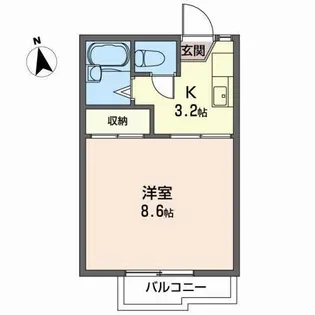 パークアベニュー【2階】の間取り