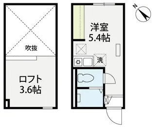 cozy横浜鶴見【2階】の間取り
