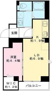 フラッツ平河町(TOKYO ZERO EMISSION HOUSE)【1階】の間取り
