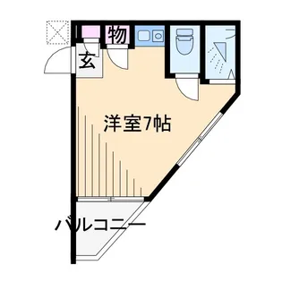 サンライズ菊名【1階】の間取り
