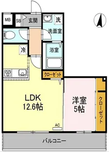 広島県廿日市市宮内4【マンション】の間取り