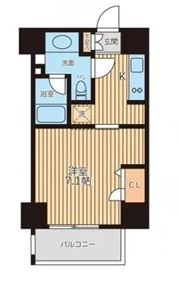 神奈川県横浜市港北区新横浜1【マンション】の間取り