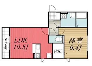千葉県千葉市稲毛区園生町【アパート】の間取り