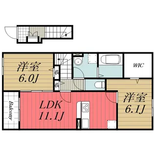 千葉県印西市瀬戸【アパート】の間取り