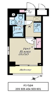 サムティレジデンス横濱磯子【5階】の間取り