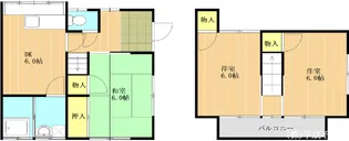 熊本県熊本市中央区萩原町【一戸建】の間取り