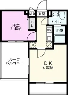 アーバンパーク六町【5階】の間取り