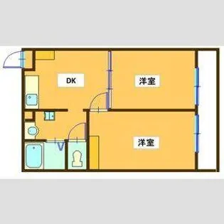 旭ヶ丘EAST【1階】の間取り