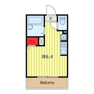 ドミール西尾久【3階】の間取り