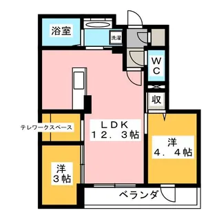 ステラ美光【3階】の間取り