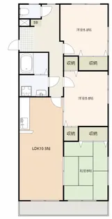 シンフォニー【2階】の間取り