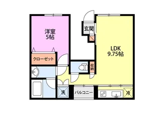 BELL’S HOUSE【1階】の間取り