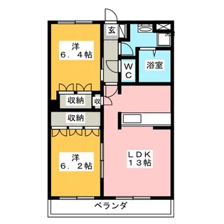 Casa Recuerdo【1階】の間取り