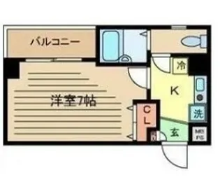 プレジール中野坂上【2階】の間取り