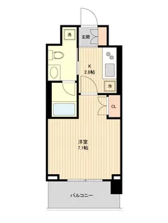 東京都世田谷区奥沢6【マンション】の間取り