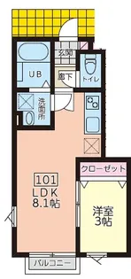 CasaTera【1階】の間取り