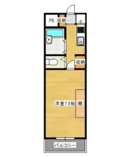 ロイヤルアクラート【3階】の間取り