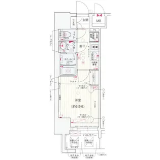 ファステート東別院シュプール【8階】の間取り