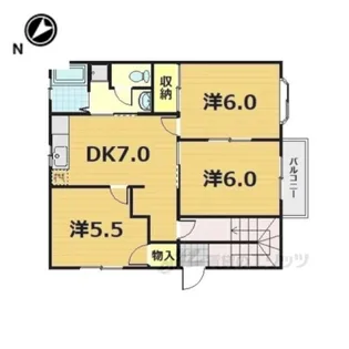 ファミール1【2階】の間取り