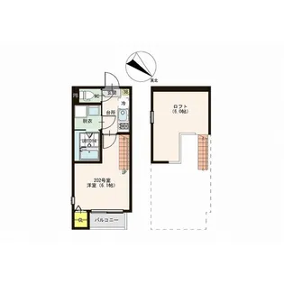 アリッサム東仙台【2階】の間取り