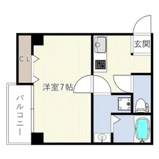 ES-Grande大阪福島【2階】の間取り