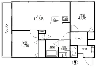 アルページュ【3階】の間取り