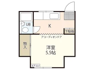 ハイム安東【2階】の間取り