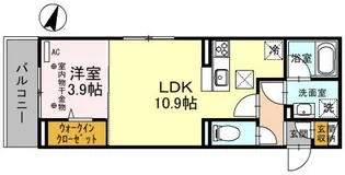 ピュアメゾン【3階】の間取り