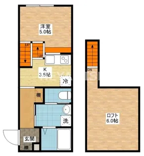 ラ・フィーネAino【2階】の間取り