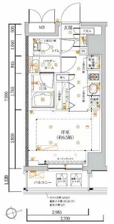 LUMEED池袋【4階】の間取り