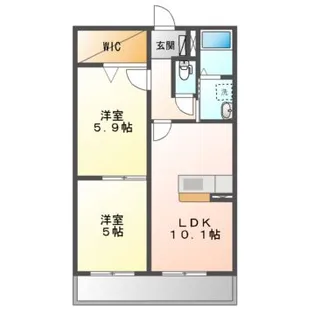 アイビス笠原【2階】の間取り