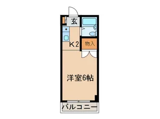 丸双ビル【2階】の間取り