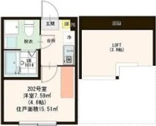 GOLD板橋【2階】の間取り