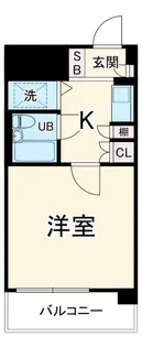 神奈川県川崎市中原区丸子通1【マンション】の間取り