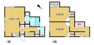 神奈川県三浦市南下浦町上宮田【一戸建】の間取り