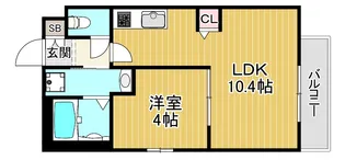 フォレストコート【2階】の間取り