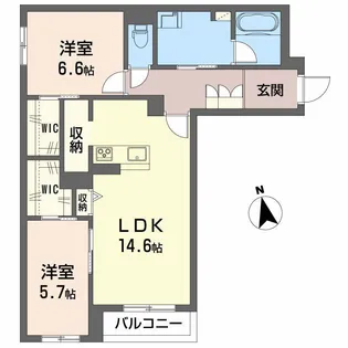 Aristio【3階】の間取り