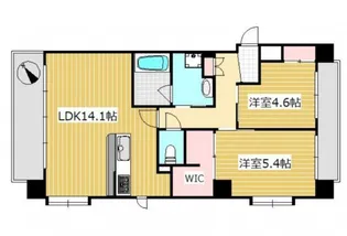 ラフルール博多駅南【2階】の間取り